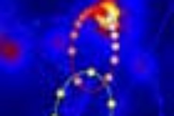stars orbiting black hole