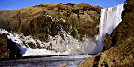 Skógarfoss waterfall