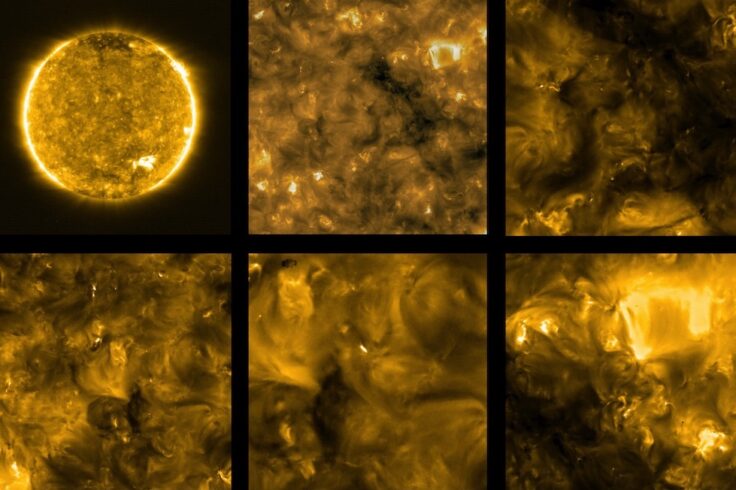 Solar Orbiter images of Sun