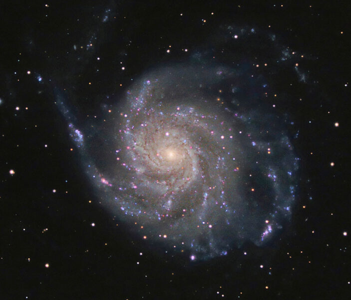 M101 spiral galaxy