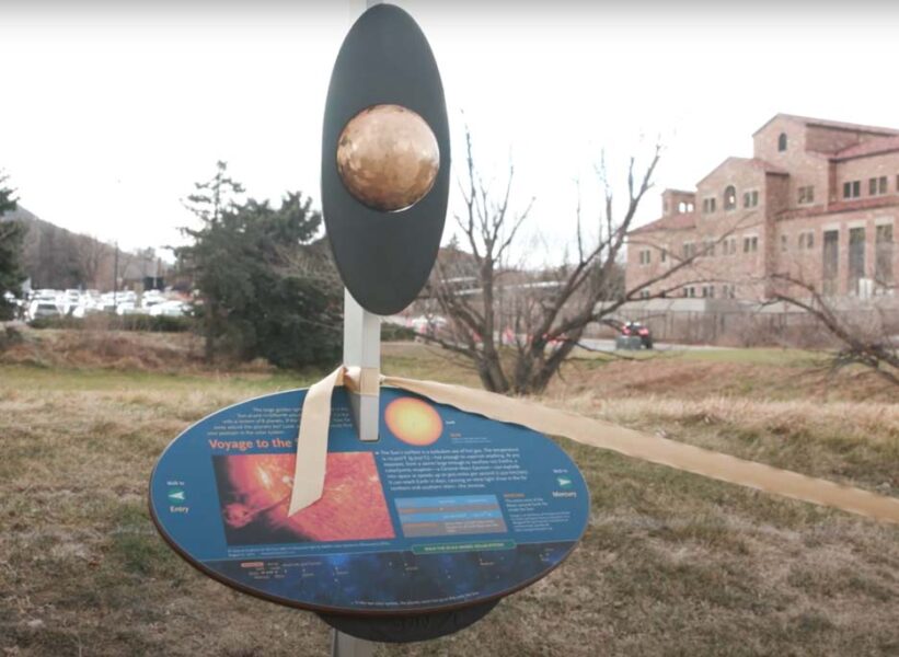 New installment of scale-model solar system