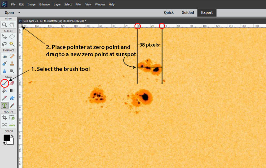 Sunspot measure