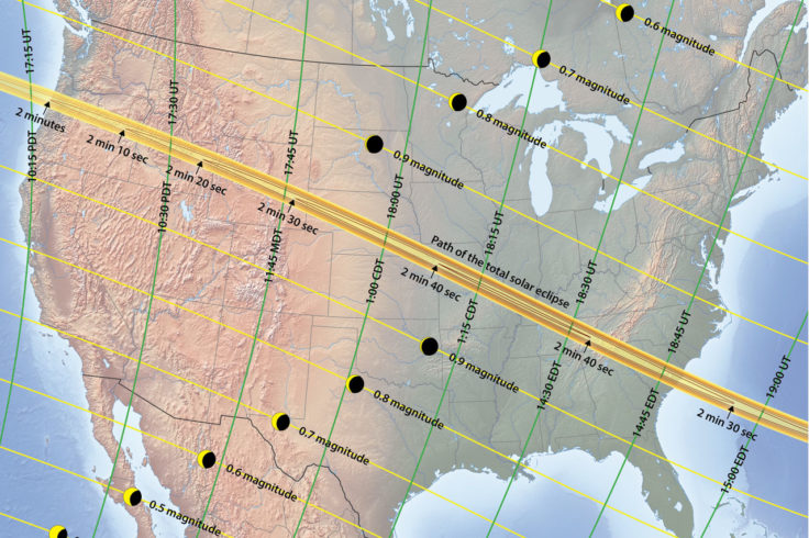 2017 eclipse track with partial phases