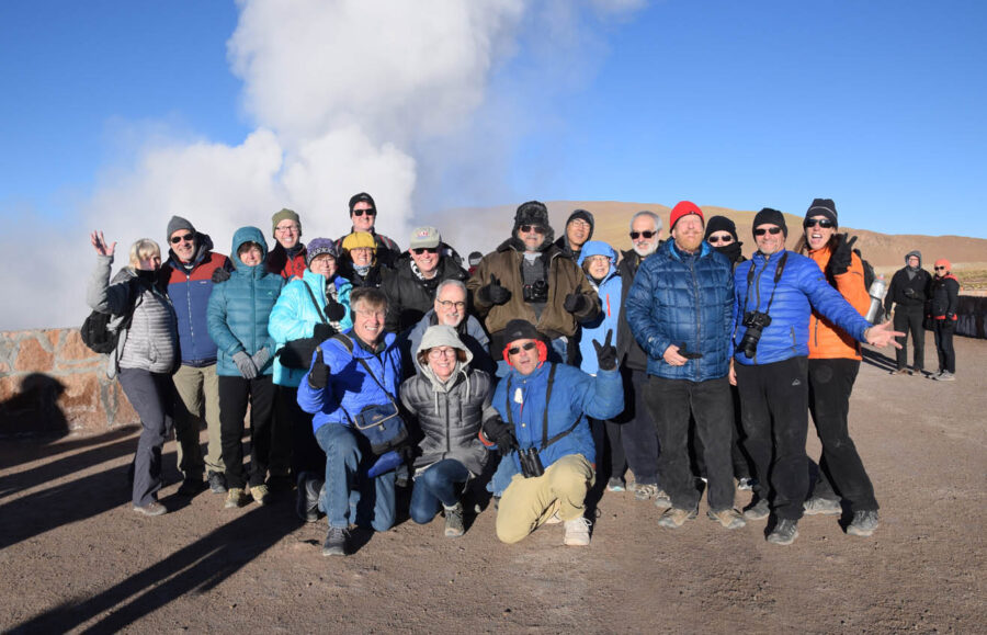 Tatio Geyser tour group