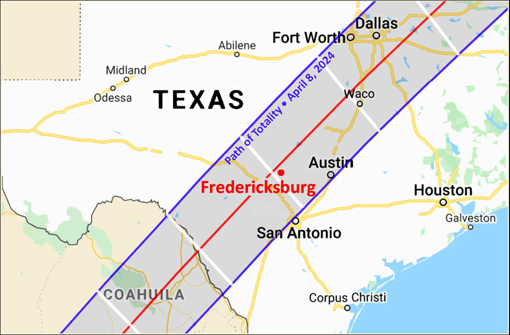 April 8 2024 Eclipse Path Texas Map By County Today Ester Janelle