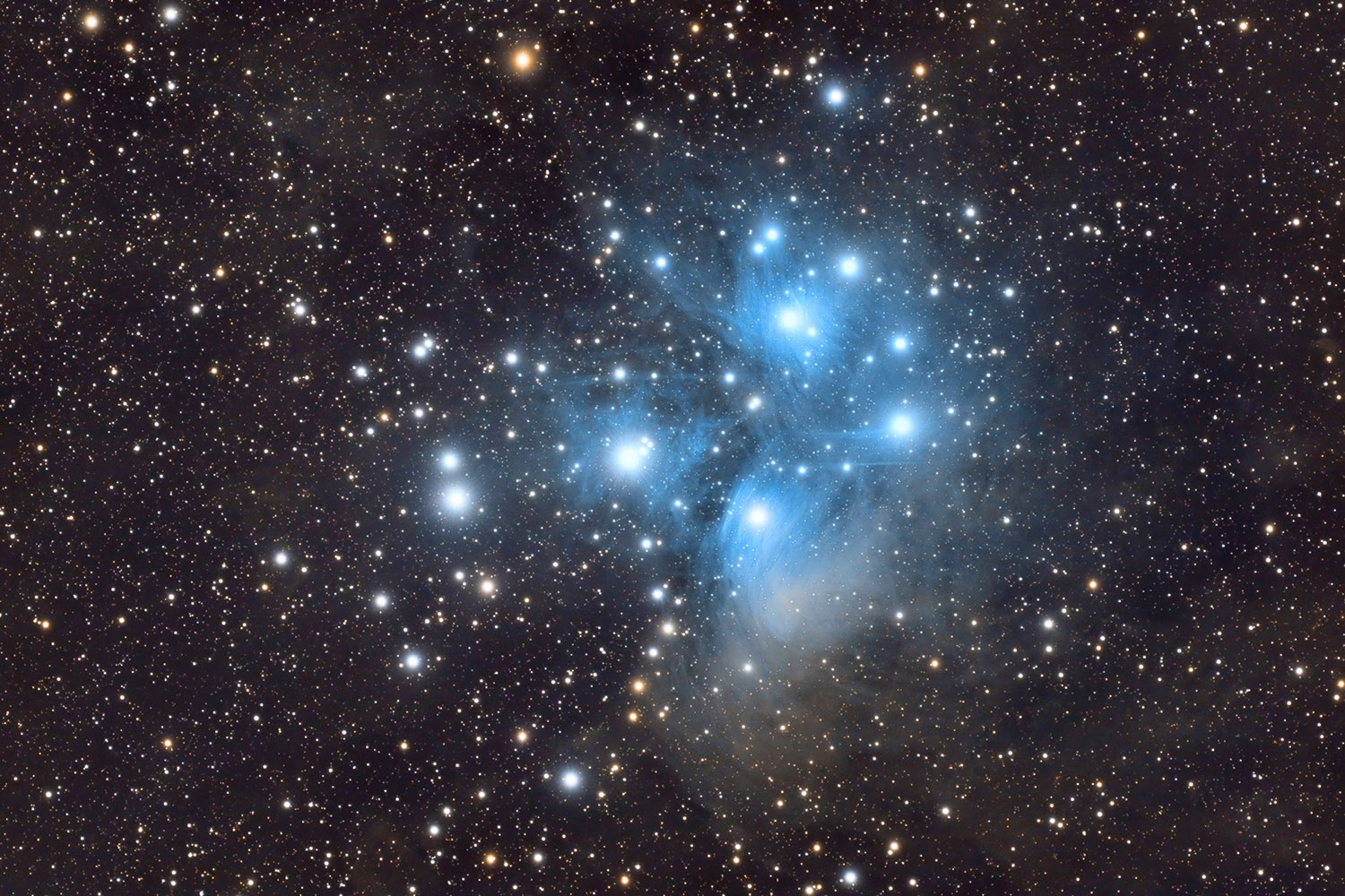 The Pleiades in LRGB - Sky & Telescope - Sky & Telescope