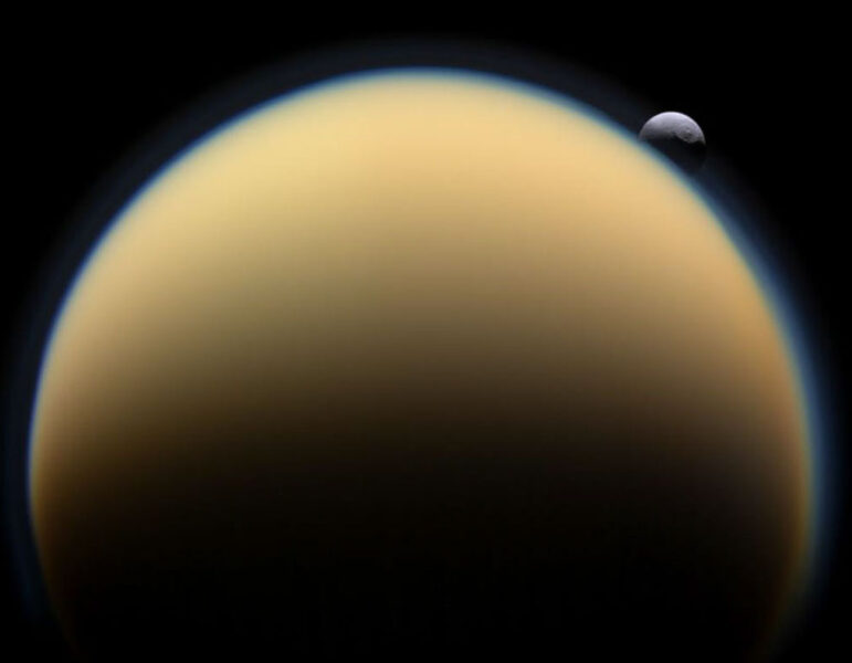 Titan and Tethys