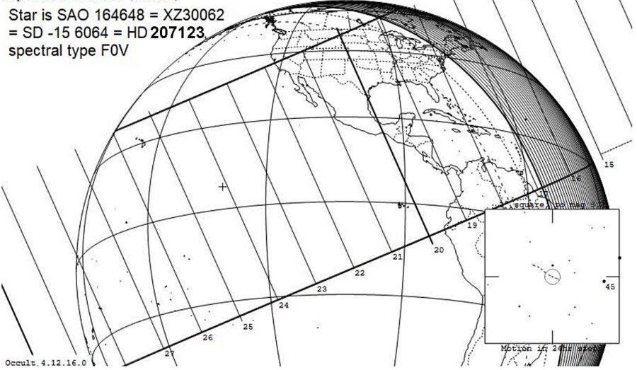 Occultation visibility map