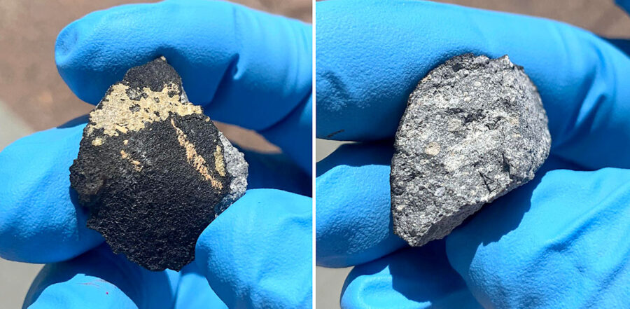 New Jersey meteorite breccia