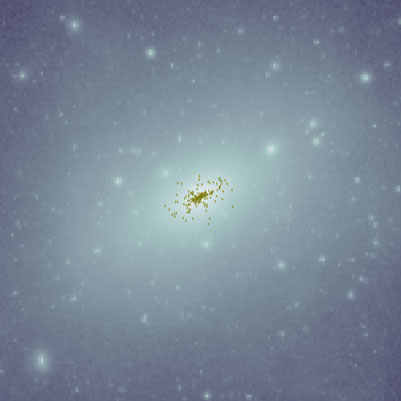 Tucana II-like galaxy in simulation