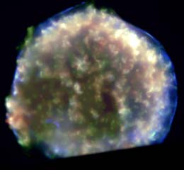 Tycho's supernova remnant in X-rays