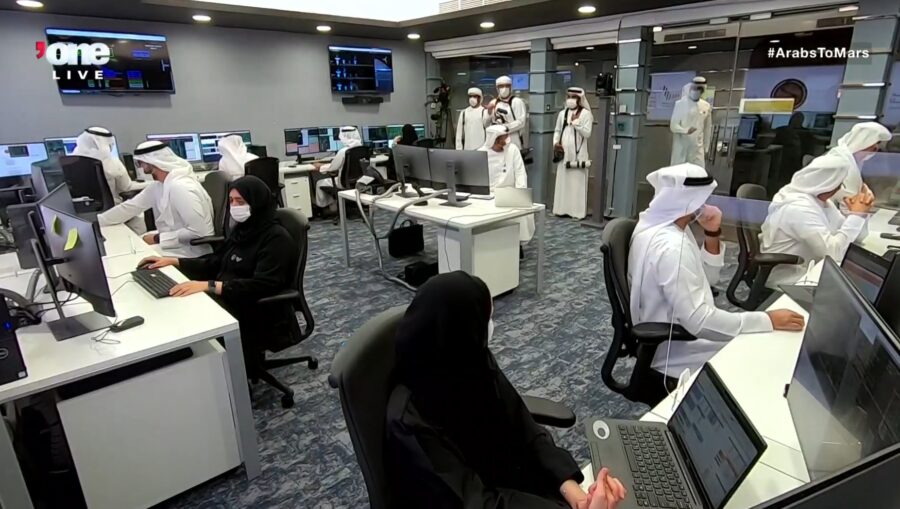 Emirates Mars mission control