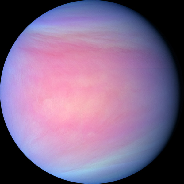 Venus in false-color