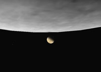 Simulation of Venus's occulation