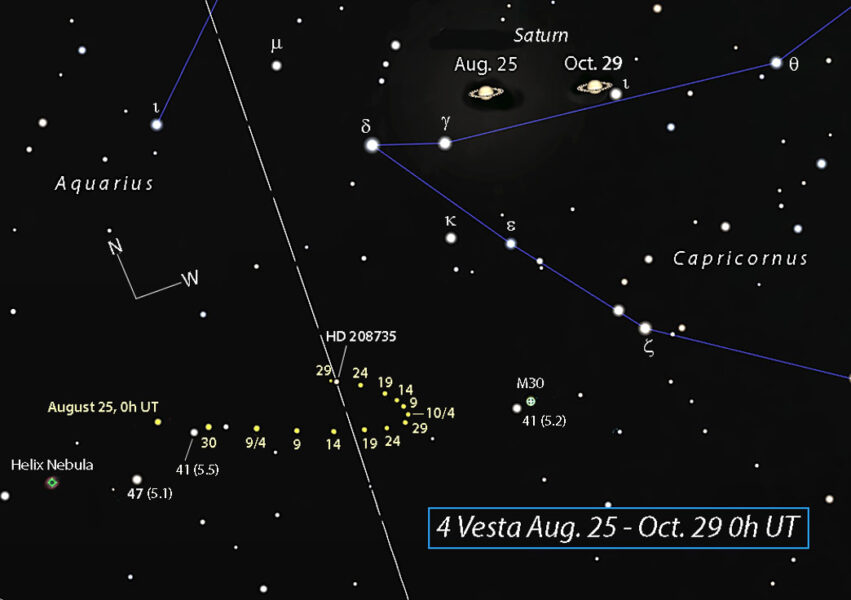 Vesta finder map