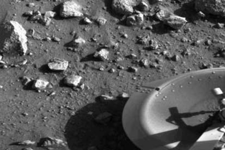Viking 1 Lander's first image