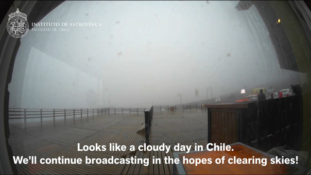 Rainy eclipse day in Chile