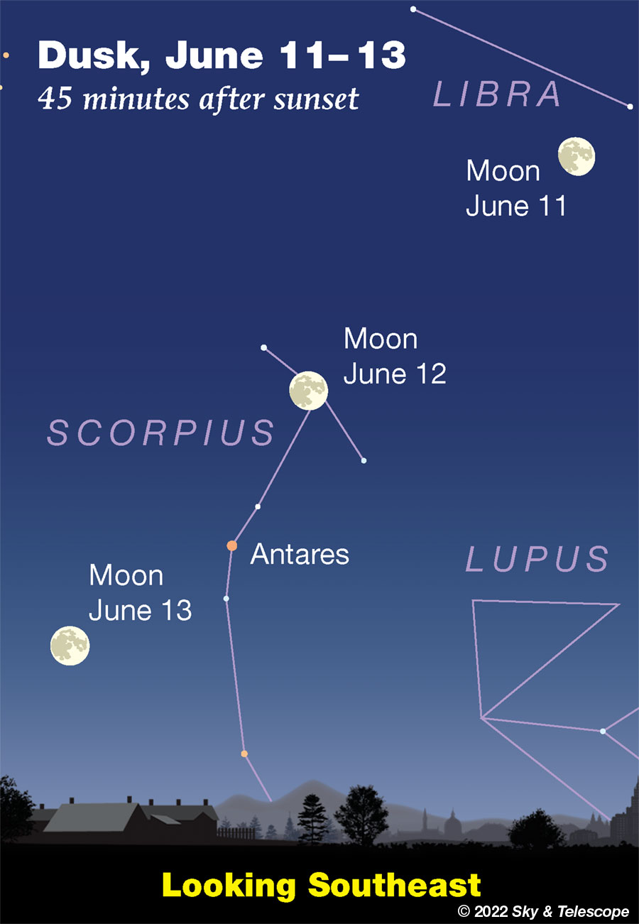 This Week S Sky At A Glance June 10 18 Sky Telescope Sky Telescope