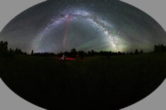 Airglow, Milky Way And Me  