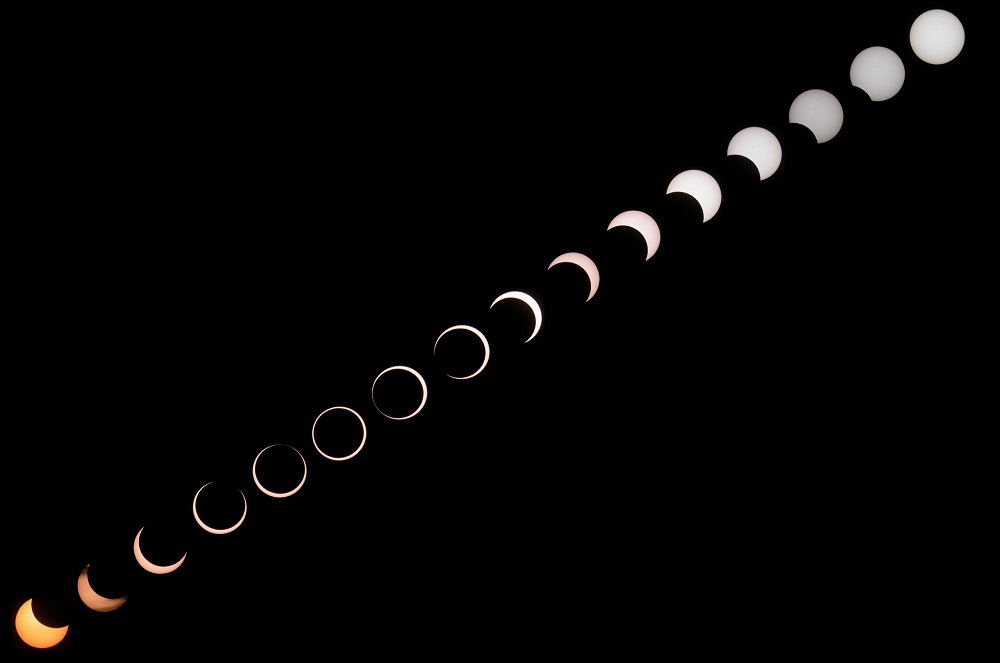 Annual Eclipse above Kinmen, Taiwan