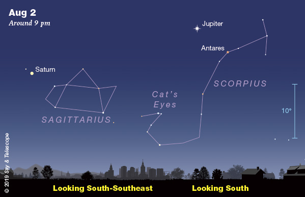 This Week s Sky at a Glance August 2 10 Sky Telescope Sky