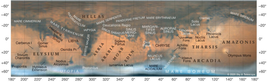 Mars Map