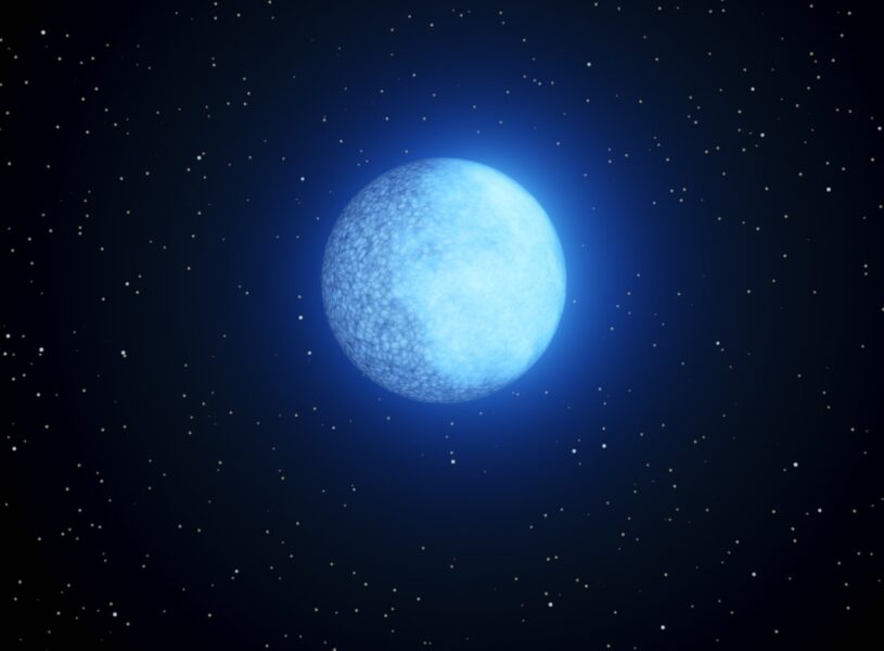 telescope blue dwarf star