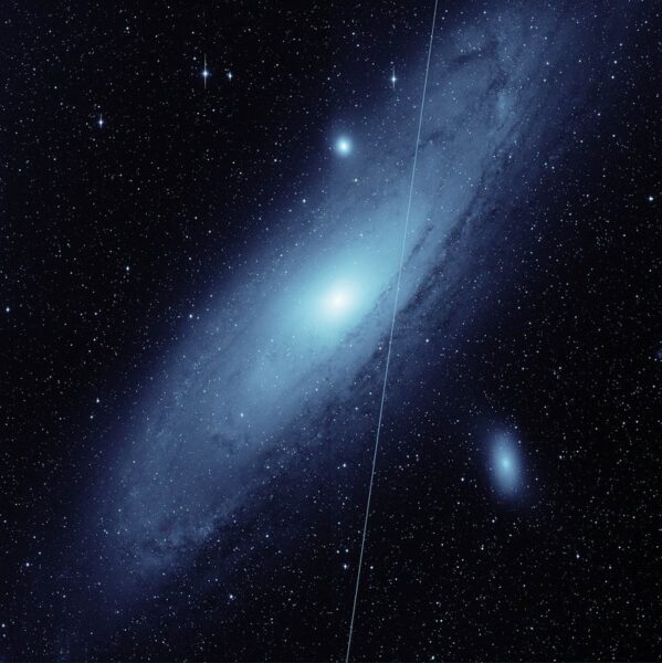 Andromeda Galaxy, streaked