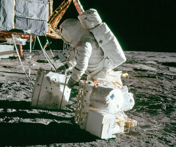 Alan Bean and the ALSEP package