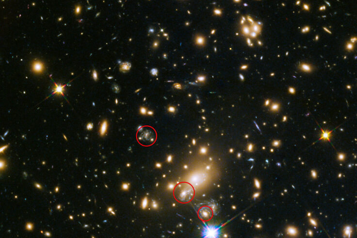 Supernova Refsdal in widefield image of galaxies