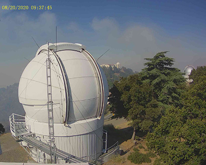Smoke around Lick Observatory