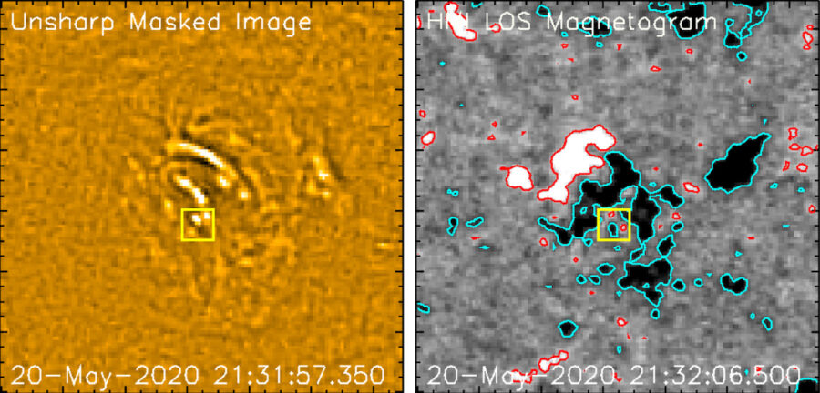 Extreme ultraviolet vs. magnetic field