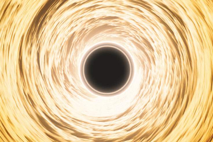 supermassive black hole with accretion disk