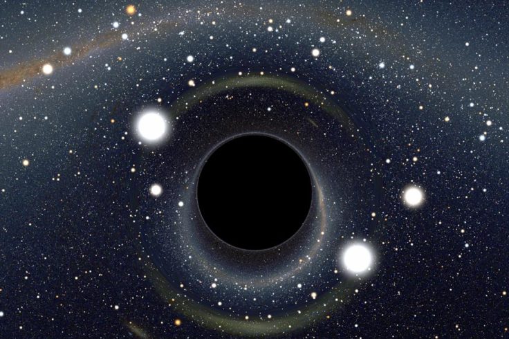 conceptual image of a black hole
