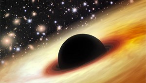 Artist's impression of a black hole