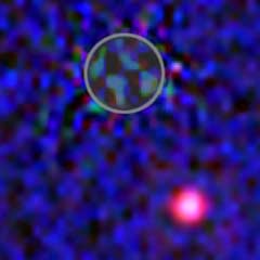 Possible exoplanet imaged