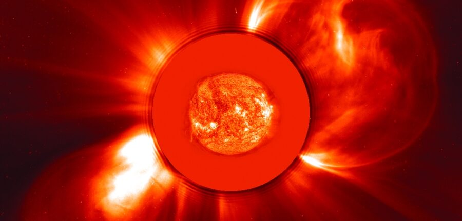Coronagraph image of Sun