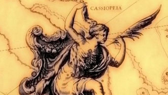 Cassiopeia from Hevelius's Star Atlas
