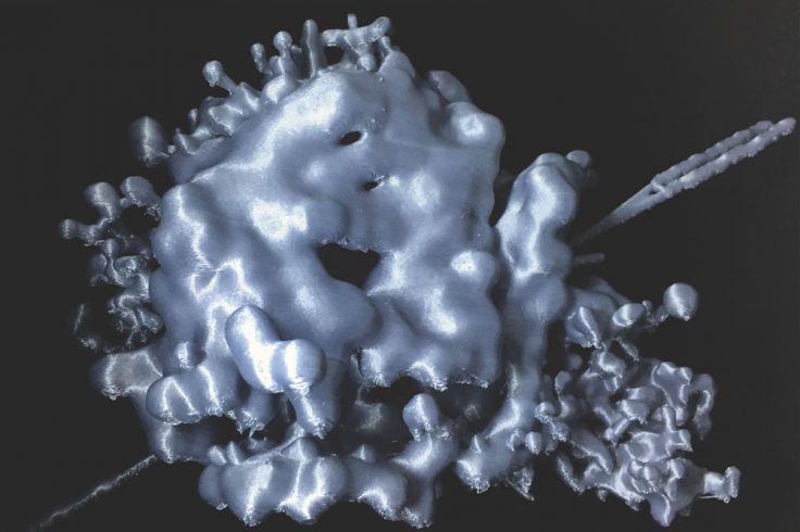 3D-printed version of Cassiopeia A supernova remnant