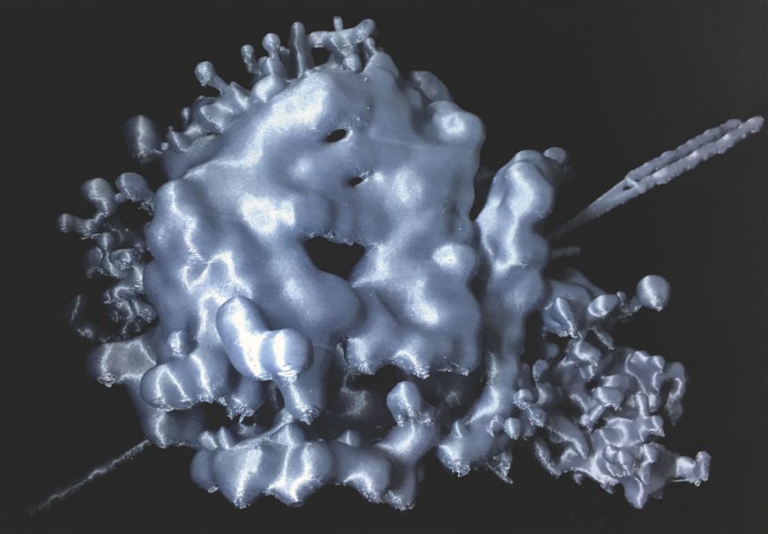 3D-printed version of Cassiopeia A supernova remnant