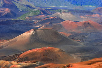 Haleakala crater