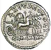 Silver coin struck honoring Marcus Aurelius Antoninus