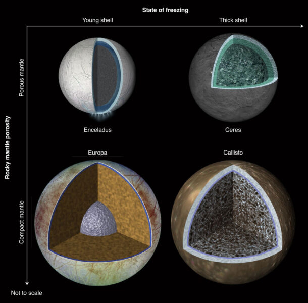 Comparing ocean worlds