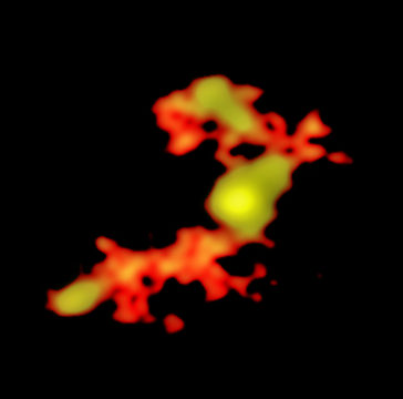 ALMA image of quasar merger