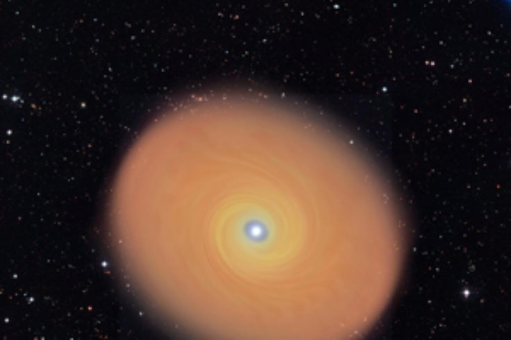 Rotating disk encircling AFGL 4173