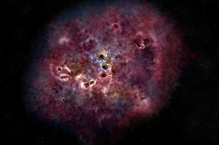 Massive, dusty, star-forming galaxy