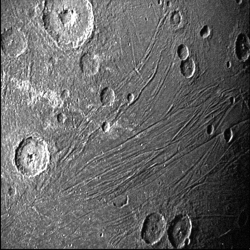 Juno's view of Ganymede's surface