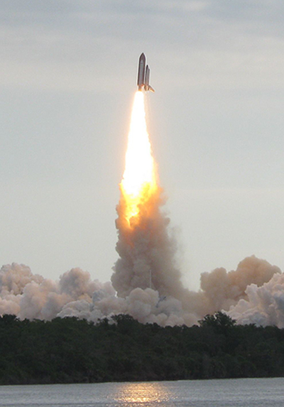 Endeavor shuttle launch