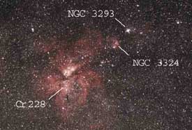 Wide view of Eta Carinae Nebula