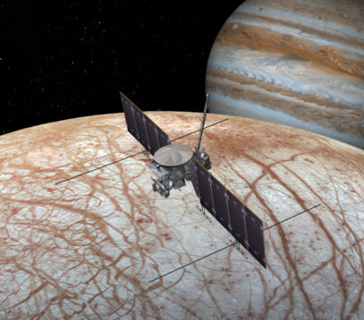 Illustration of Europa Clipper